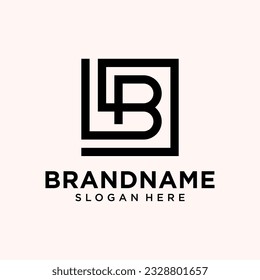 letter B logo design inspiration, letter B logo simple