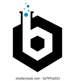 Letter B. Logo design for Labs company