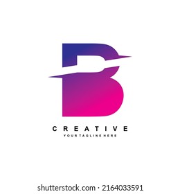 Letter B logo design in a luxurious and elegant style. suitable for business logo, company logo, product label, technology. vector letter B