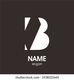 Diseño del logotipo de la letra "B". Mínimo creativo. Diseño de un elegante signo de vector universal. Logotipo de negocio premium. Símbolo gráfico del alfabeto para la identidad empresarial de la empresa