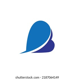 Letter B Logo Design, Modern Logo Designs Vector Illustration Template
