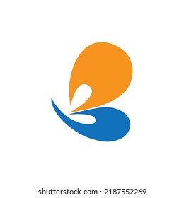 Diseño de logotipo de letra B, diseño de logotipo moderno Modelo de iluminación vectorial