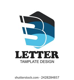 Letter b logo design simple concept Premium Vector