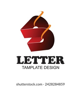 Letter b logo design simple concept Premium Vector