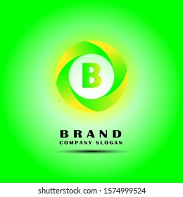 Letter B Logo Design Template Vector, Brand Logo, Concept Design, Creative Symbols, Icons