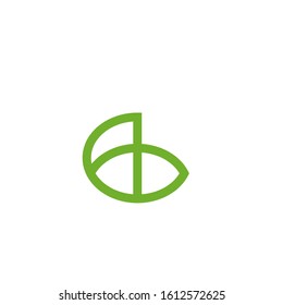 letter B logo design template sign