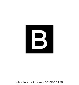 letter B logo design template vector.