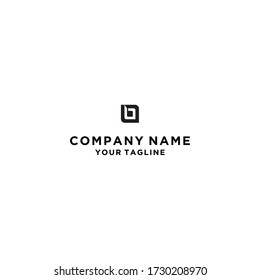 Letra B Elemento de plantilla de diseño de logotipo de forma moderna