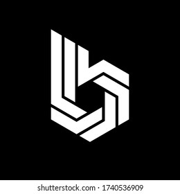 Plantilla de diseño de logotipo de letra B