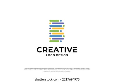 Letter B logo design template. Creative initial letters B logo symbol.