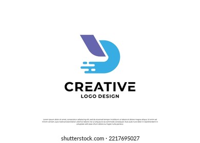 Plantilla de diseño del logotipo de la letra B. Símbolo del logotipo de letras iniciales creativas de B.