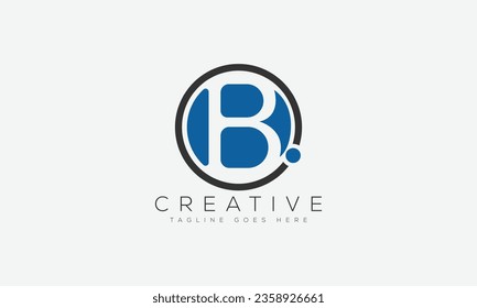 Letter B logo design template vector illustration.