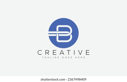Letter B logo design template vector illustration