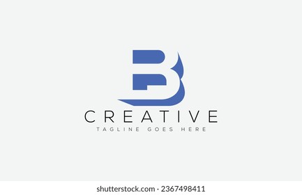 Letter B logo design template vector illustration