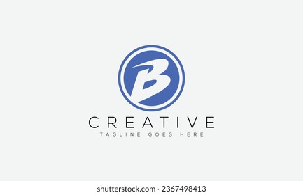 Plantilla de diseño de logotipo de letra B ilustración vectorial