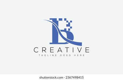 Letter B logo design template vector illustration