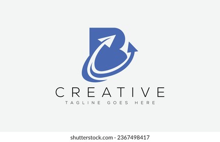 Letter B logo design template vector illustration