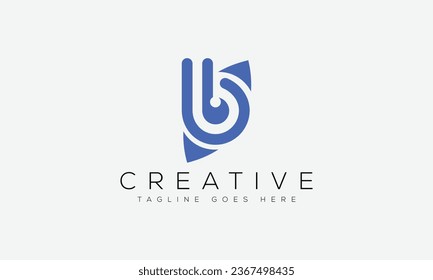 Plantilla de diseño de logotipo de letra B ilustración vectorial