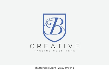 Letter B logo design template vector illustration