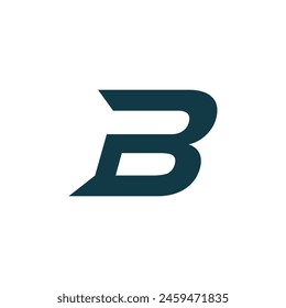 Letter B logo design template elements