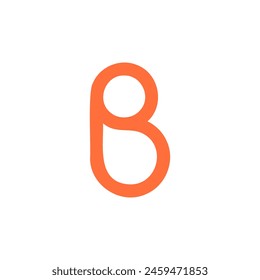 Elementos de Plantilla de diseño de logotipo Carta B