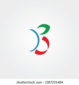 Letter B logo design, vector, icon, symbol, template, abstract, alphabet, font, graphic, business, logotype, shape, typography, identity, elements, abc, corporate, sign, art, illustration, emblem,b