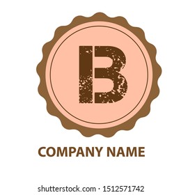 letter B logo design vector icon template