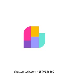 letter B logo design vector template sign icon