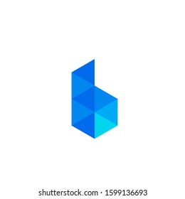 letter B logo design vector template sign icon
