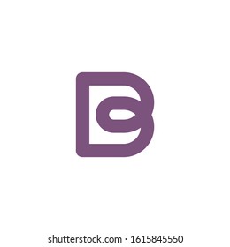 Letter B logo design vector simple