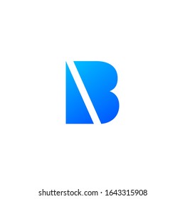 letter b logo design vector