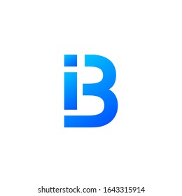 letter b logo design vector