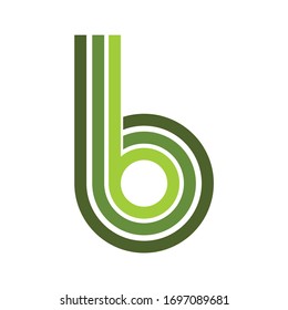 Letter B Logo. B Logo Design. Letter Logo Vector Icon Symbol Template