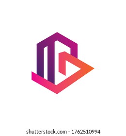 Plantilla de vectores de diseño de logotipo de letra B