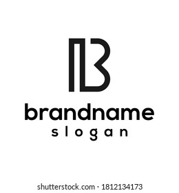 Letter B logo design vector EPS 10