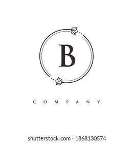 vector de diseño de logotipo de letra B