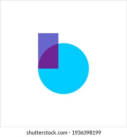 letter B logo design vector sign
