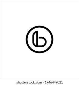 letter B logo design vector sign