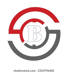 vector de diseño de logotipo de letra b 