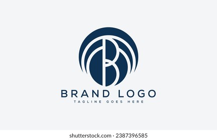 letter B logo design vector template design for brand.