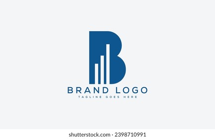 diseño de la plantilla vectorial del logotipo de letra B para la marca.