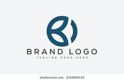 Diseño de plantilla de vector de diseño de logotipo de letra B para marca.