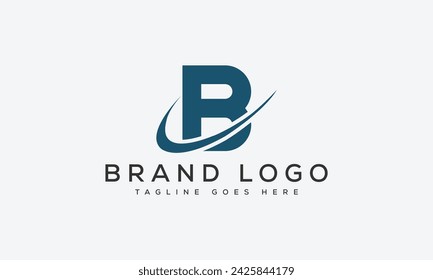 Diseño de plantilla de vector de diseño de logotipo de letra B para marca.