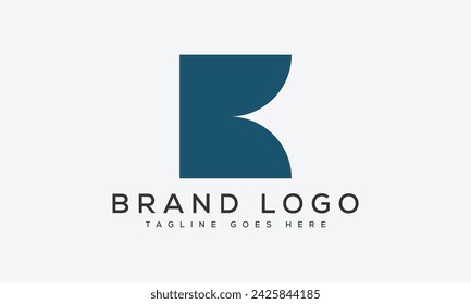 Diseño de plantilla de vector de diseño de logotipo de letra B para marca.