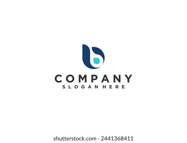 letter B logo design vector.