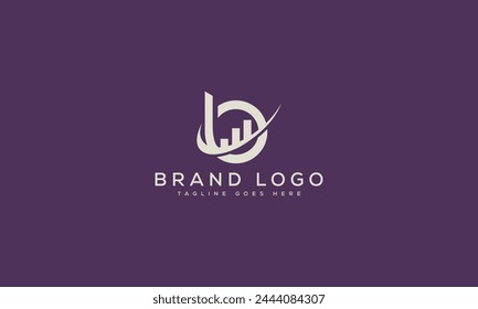 Buchstabe B Logo Design Vektorgrafik Vorlage Design für brand