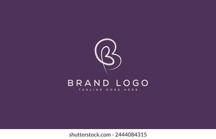 Diseño de Plantilla de Vector de diseño de logotipo de letra B para marca