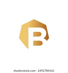 Letter B logo design vector with universal form and creative idea