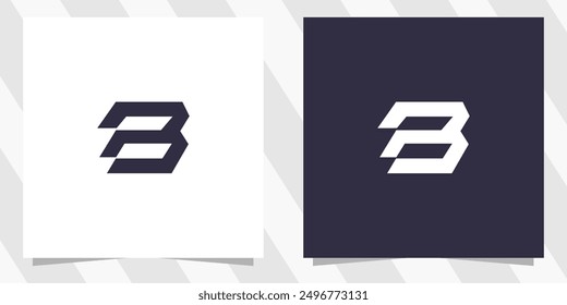 Letter b logo design vector