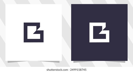 letter b logo design vector